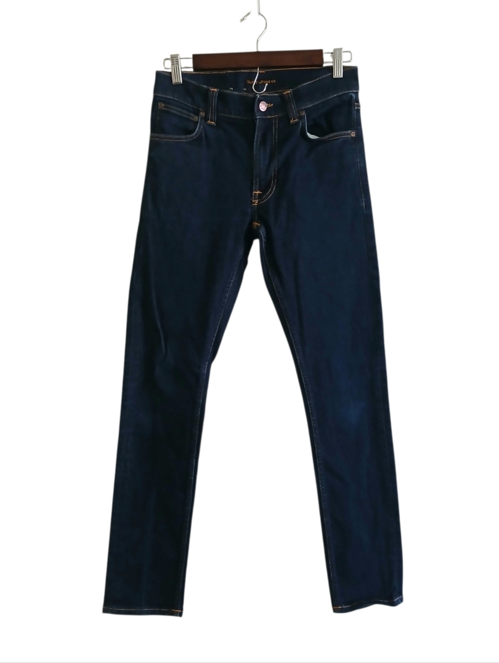 NUDIE JEANS CO Organic Cotton Lean Deam Slum Fit Jeans Men's 28x32 Dark Wash